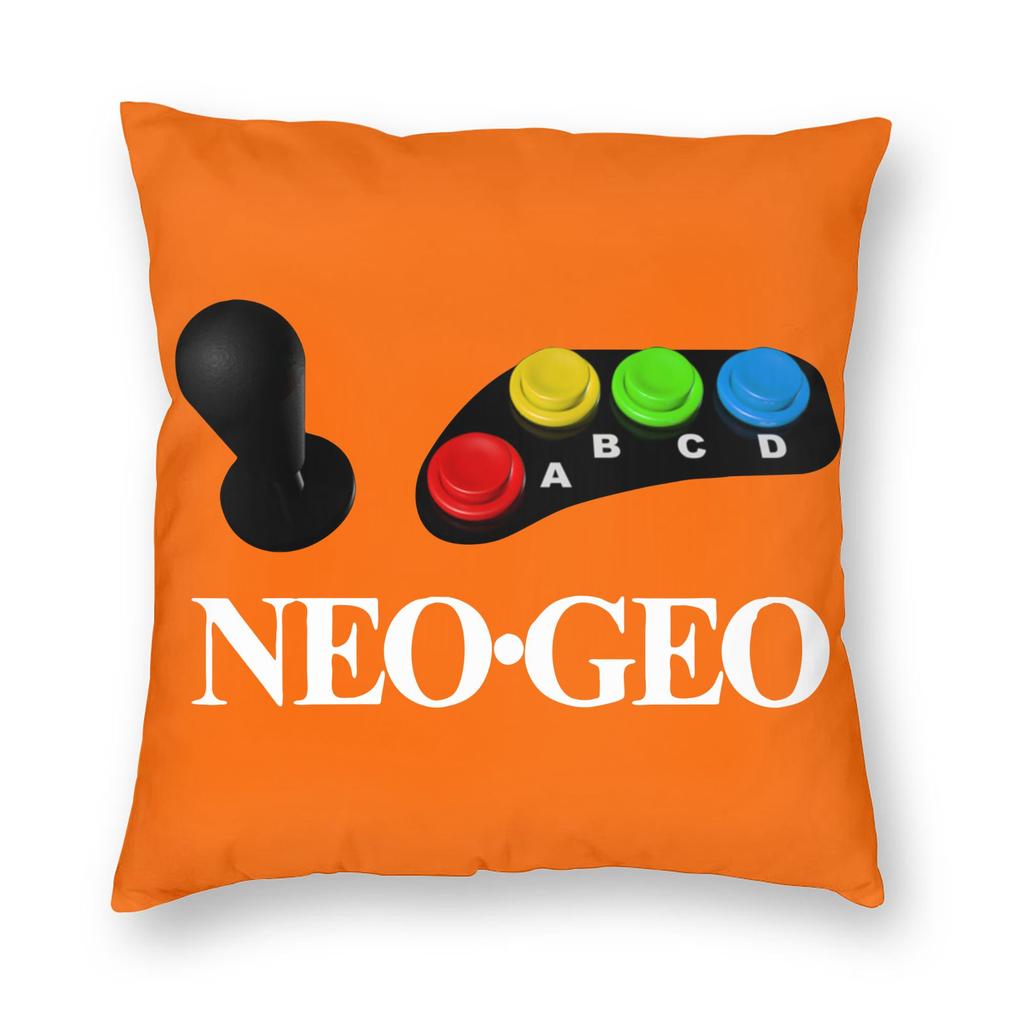 Наволочка для подушки Neo Geo Arcade Двусторонняя печать Полиэстер Чехол для подушки Декор Чехол для подушки Дом Молния 45x45 см