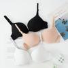 Sexy Gathered Front Clasp Girls Bra Candy Color Glossy One-line Beautiful Back Thin Underwear Bras