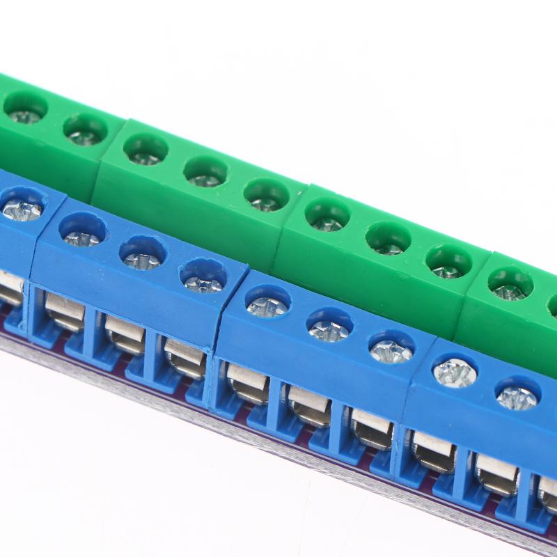 Efficient 12 Position Double Layer Power Terminal Block 2 Input 13 Output for Automotive Circuit Distribution