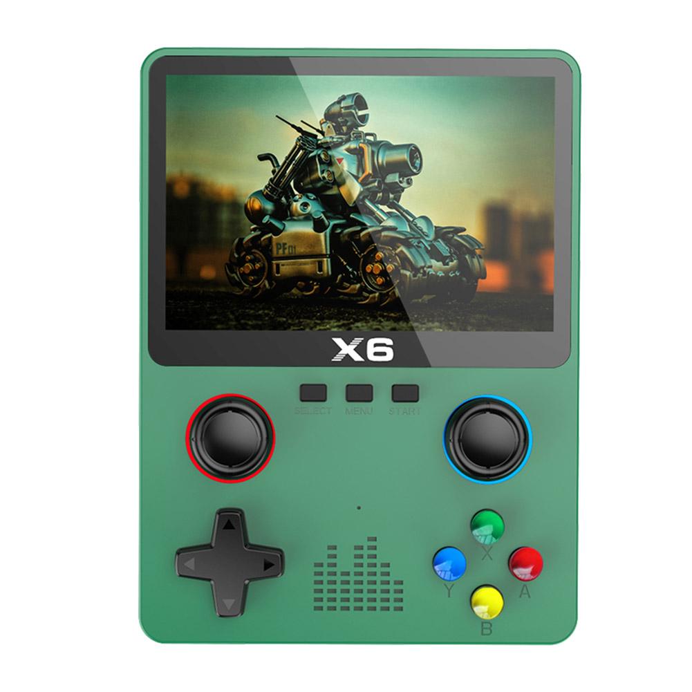 X6 Портативная игровая консоль 3,5-дюймовый Ips HD экран мини портативный игровой плеер 3D джойстик встроенный 10000 игр для Gba Fc детские подарки