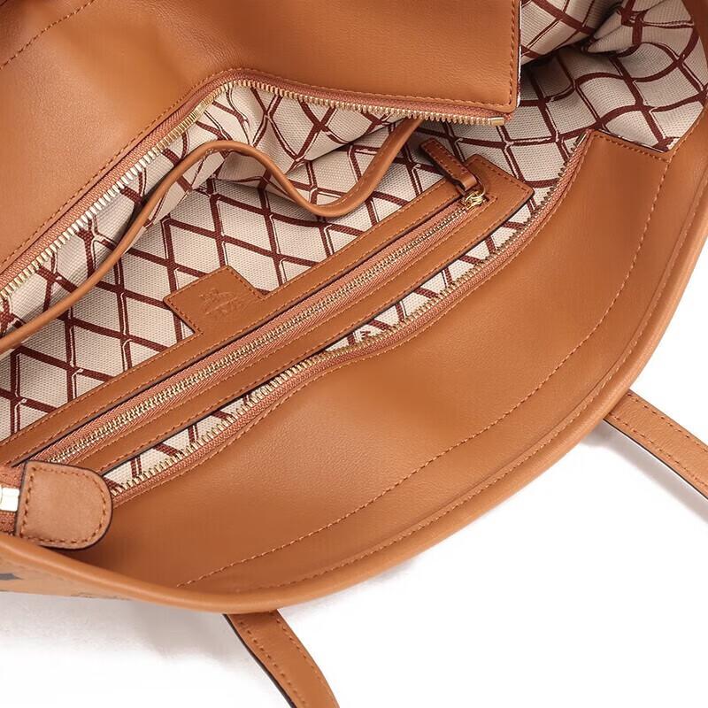 MCM TONI Medium Visetos Tote Bag