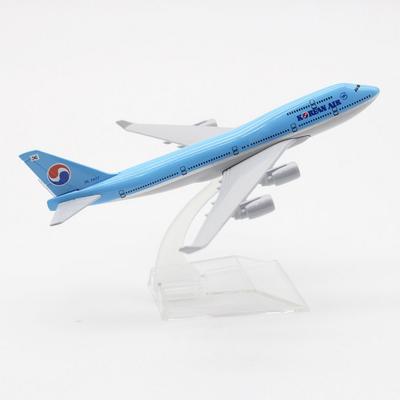 Металлическая модель самолета JJC, Korean Air B747 1:Масштаб 400 (16см), Миниатюрное украшение самолет