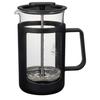 HARIO Cafe Press U Press Coffee Maker, Heat-Resistant Glass, 600ml Capacity, CPU-4-B, Black