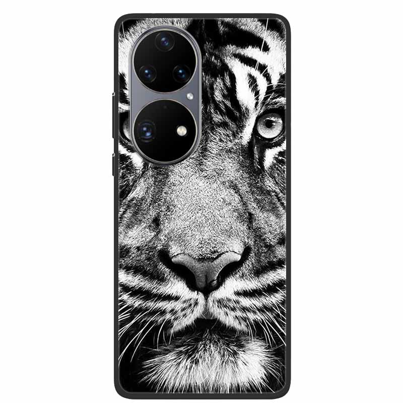 Чехол для Huawei P50 Pro P50E Ударопрочный Мягкий Силиконовый Чехол для Телефона Для Huawei P50Pro Задняя Крышка P 50 Роскошный Защитный TPU Coque