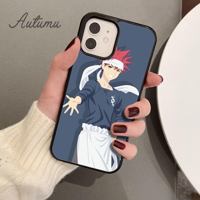 Чехол для телефона Food Wars Shokugeki no Soma для iPhone 11 12 13 14 Pro Max mini X XR XS SE 2020 6S 7 8 Plus Samsung S21 S22