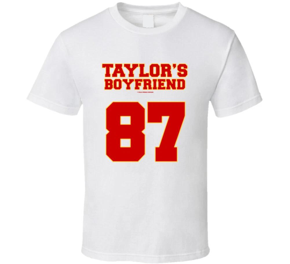 Taylor's Boyfriend Jersey Funny Football Travis Swift Gift T Shirt Mens Kids Womens Boys girls children