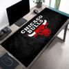 Коврик для мыши с логотипом Chicago Bulls, Игровой коврик для мыши, коврик для клавиатуры, Декор для стола для компьютера, ноутбука, Подарок для фаната, Подарок на день рождения