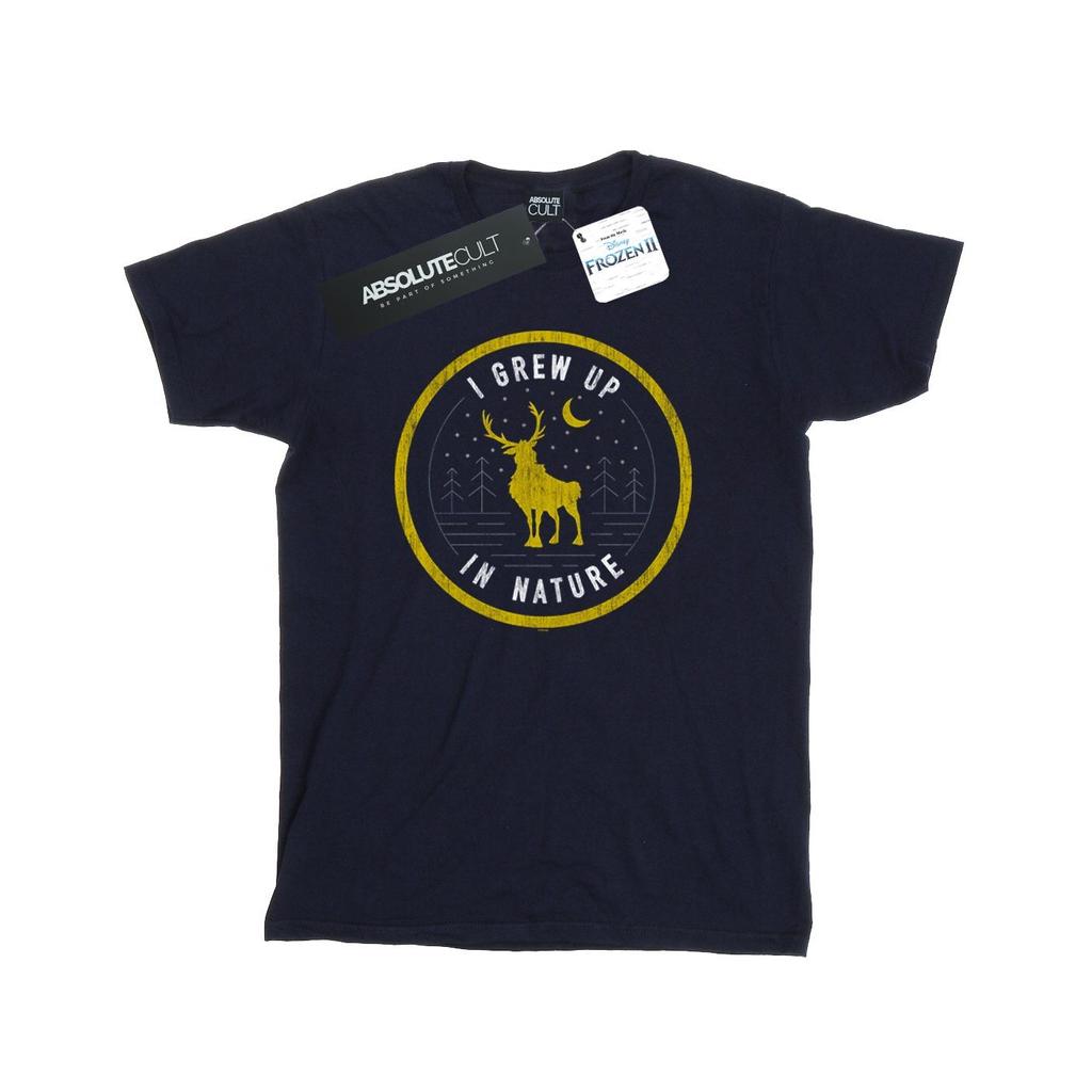 Disney Mens Frozen 2 Sven I Grew Up In Nature T-Shirt