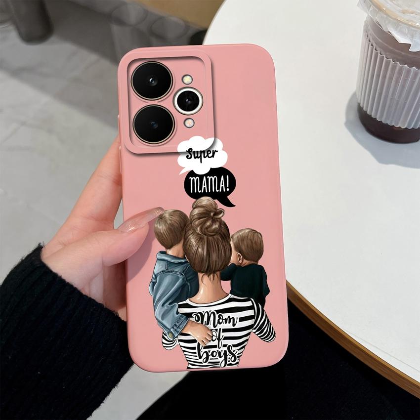 Для Realme 15 C73 C33 C35 Note 70 70T 15T 15X C21Y C25Y Противоударный силиконовый чехол для телефона Модные чехлы с узорами для красивого мальчика и девочки Задние крышки для Realme