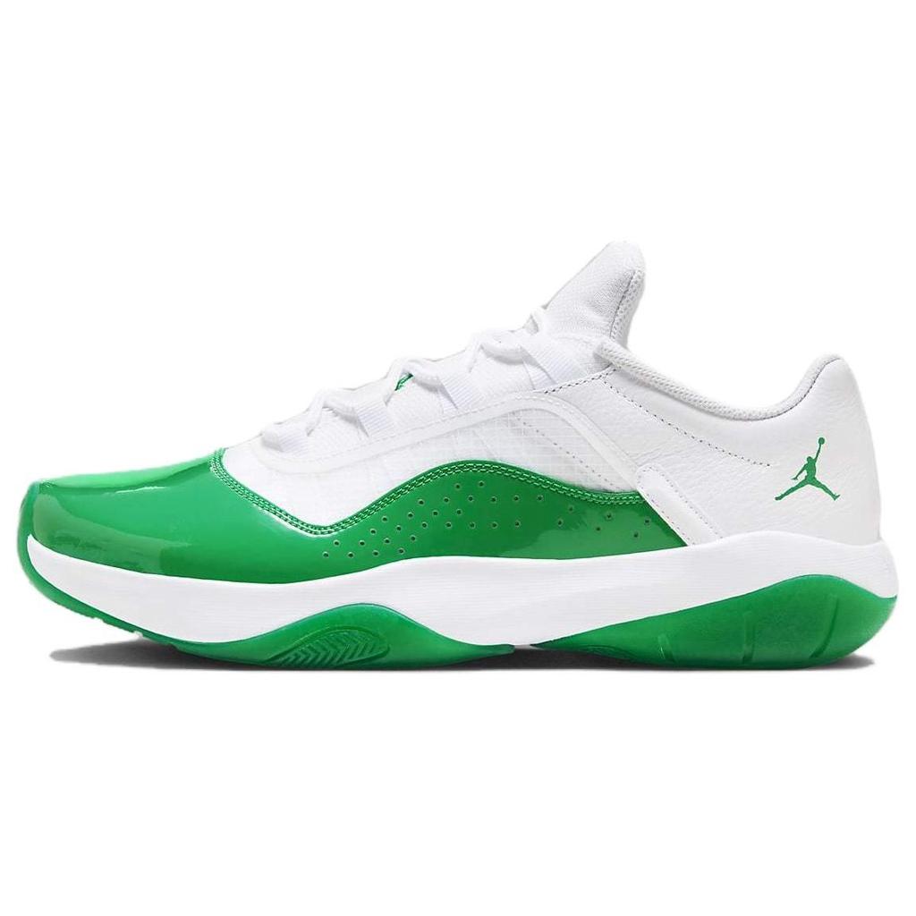Air Jordan 11 CMFT Low White Lucky Green Women Sneakers DV2629-131