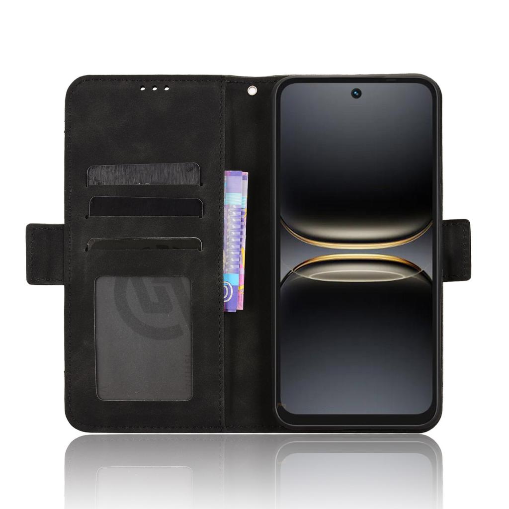 Кожаный чехол-кошелек для телефона TECNO Spark 40C с несколькими слотами для карт