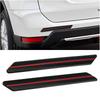 Universal Truck Car Bumper Protector Strips 2PCS Rubber Scratch Guard for Corner Edge Anti Collision Protection