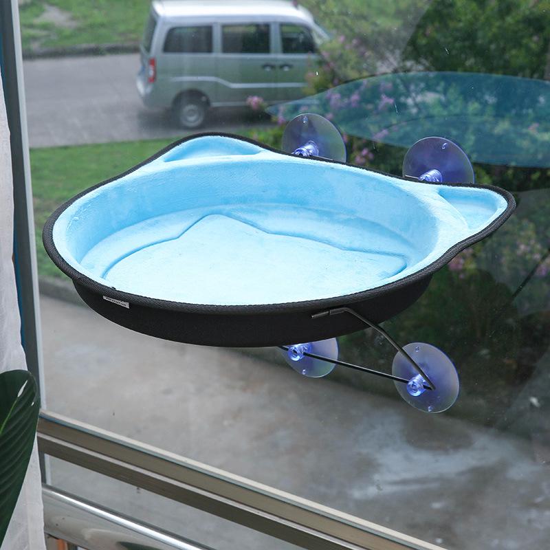 Кошачья кровать на окне, гамак, установленный на окне, кошачий насест, солнечное сиденье для маленькой домашней кошки с присоской