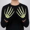 Windproof Skeleton Claw Gloves Full Finger Skeleton Goth Mittens Halloween Bone Claw Gloves  Women