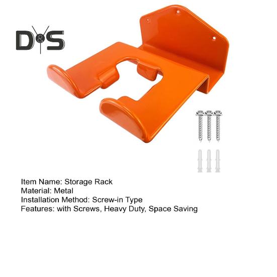 1/2 комплекта настенного крепления для вешалки Weedeater с винтами, прочный, экономящий место, гаражный сарай, триммер для сорняков, инструменты, металлическая стойка для хранения, органайзер, крючок