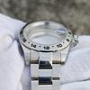 39 мм EXP 24-часовой GMT Безель Старый стиль Нержавеющая сталь Водонепроницаемый Сапфировое стекло Корпус Часы Браслет Комплект для механизма NH34 NH35 NH36