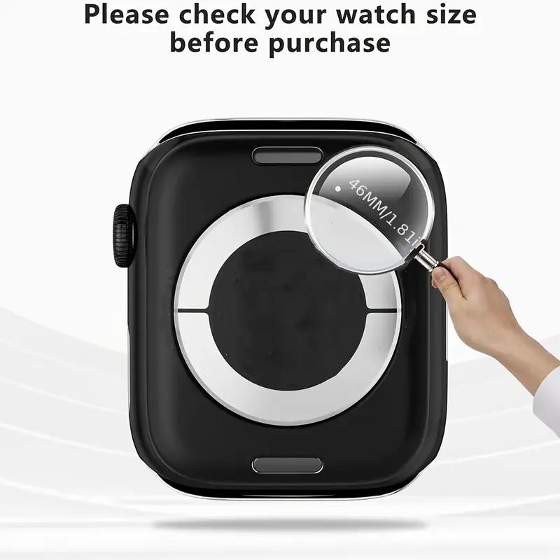 Защитная пленка для корпуса Apple Watch 10 9 8 7 6 5 4 SE 46мм 42мм 45мм 44мм 41мм 40мм Закаленное стекло PC Бампер Чехол Защитные