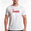 Santa Bae Bae Fun Holiday Snowflakes Design Tshirt Summer Casual Cotton Tee Oversized Streetwear Tops Vintage Graphic Print