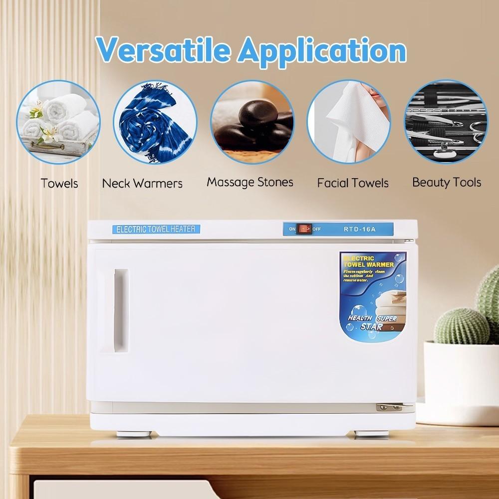 150 Вт 20 л Большая вместимость УФ Подогреватель горячих полотенец Шкаф для лица Спа Волосы Салон красоты Оборудование Быстрый нагрев Подогреватель банных полотенец