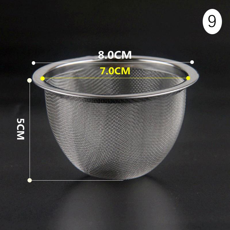 1 шт., многоразовый заварочный чайник из нержавеющей стали 304, ситечко для чая, чайник, чайный лист, фильтр для специй, кухонные аксессуары