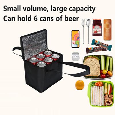 Портативная сумка-холодильник для ланча, складная изотермическая сумка, сумка-холодильник для пикника, сумка для изоляции продуктов, сумка для хранения напитков, сумка для доставки пива