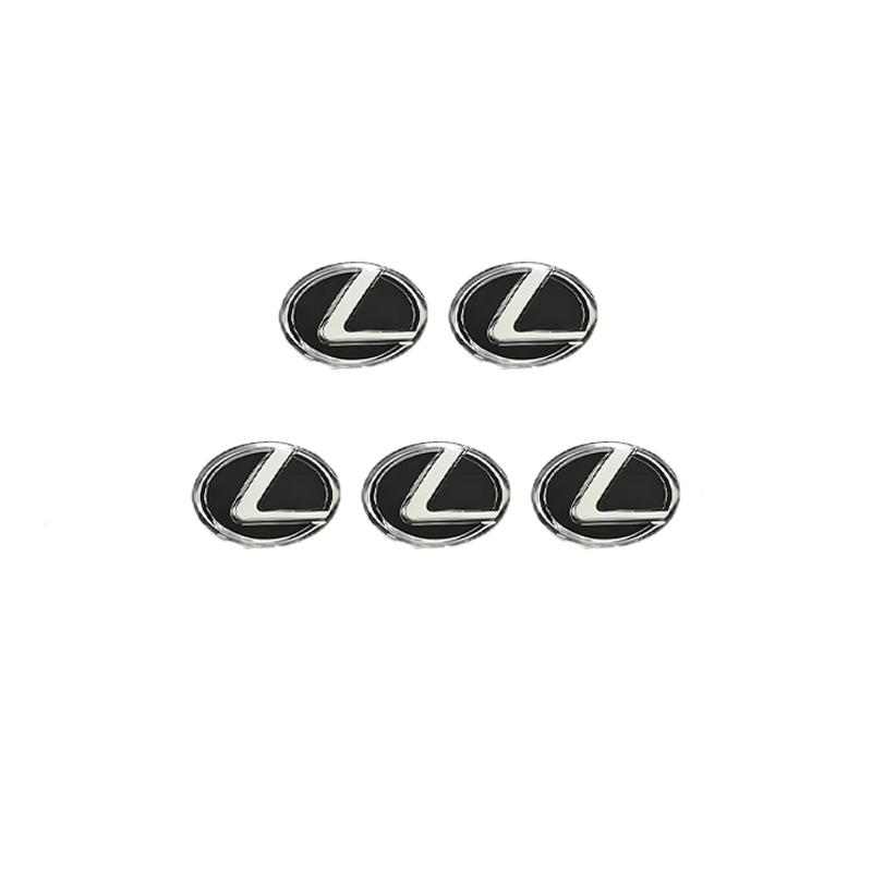 KM8 Car Remote Key Emblem Sticker Aluminum Keys Decoration Decal For Lexus F SPORT ES RX NX LS UX LM LBX GX LC RZ IS CT GS RC NX300