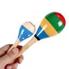 Wooden Sand Hammer Orff Percussion Instrument Children Kindergarten Baby Music Musical Instrument Toys Early Education Teaching Aids Sand Ball