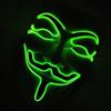 V For Vendetta Mask Cosplay Guy Fawkes Hacker Glowing Mask For Halloween Carnival  Decor Props