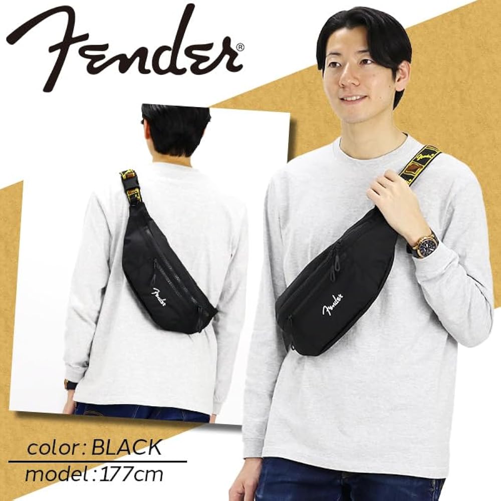 [Fender] Сумка на пояс Маленький размер 950-6050 Маленькая поясная сумка [01] Черный