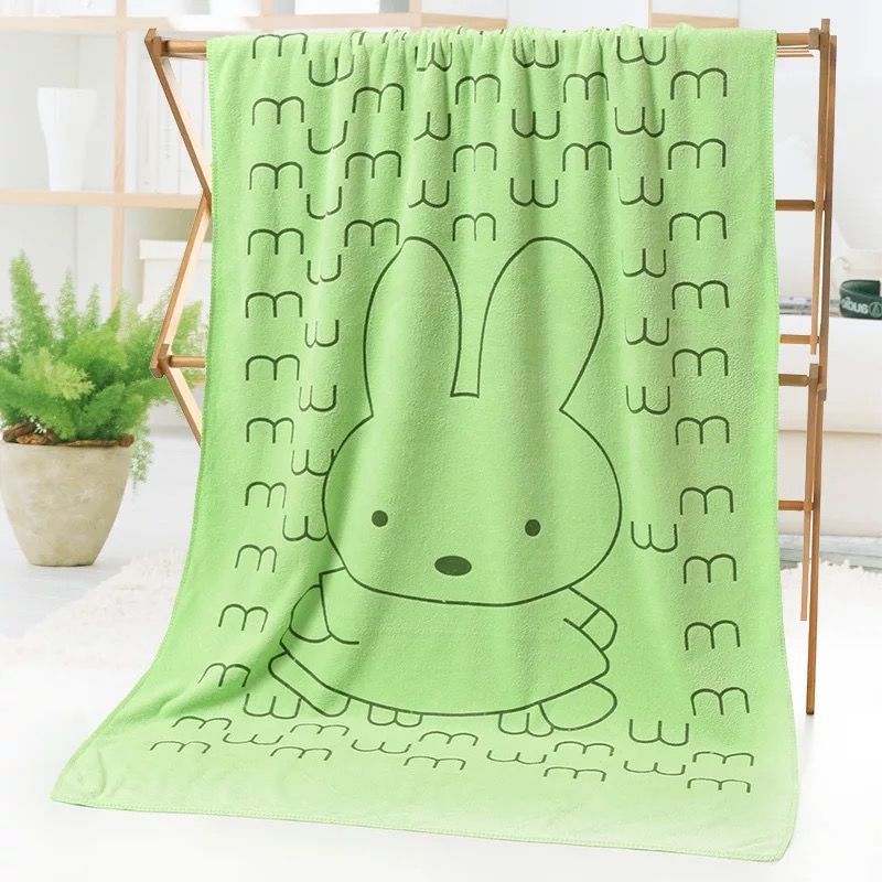 Household Towel Super Absorbent Bath Towel Cute Cartoon Big Towel Bath Towel Set Fabric Is Soft and Does Not Shed Hair and Strong Water Absorption