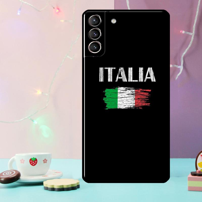 Чехол для телефона Флаг Италии Для Samsung Galaxy S24 Ultra S20 S21 S22 S23 S25 Ultra S9 S10 Plus S24 FE