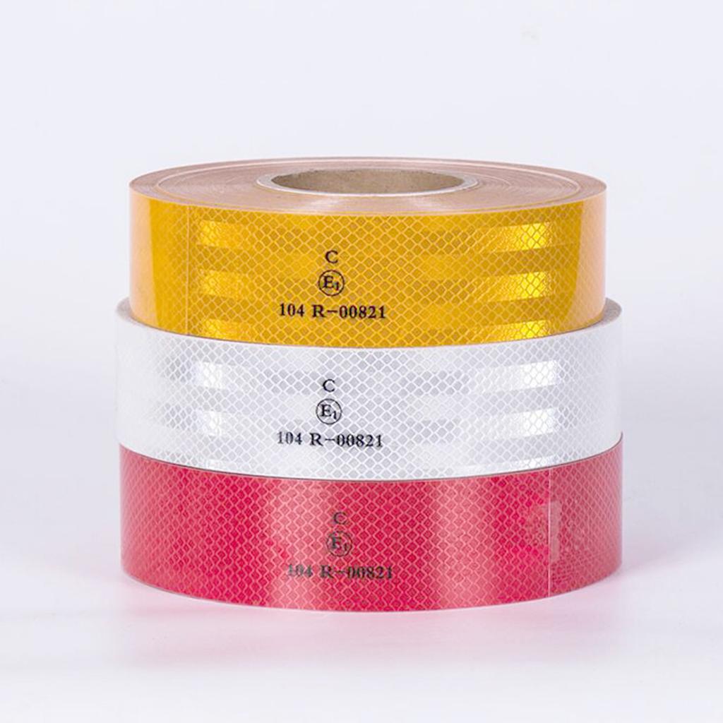 Светоотражающая клейкая лента высокой интенсивности Предупреждающая заметность Автомобильные наклейки Светоотражающая полоса Для грузовика Прицепа Безопасность Аксессуар