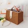 Подарочная корзина Yousheng с качающейся застежкой, плетеная корзина из искусственного ротанга с ручкой, корзина для хранения подарков на вечеринку, шоколад, конфеты, свадьба, день рождения