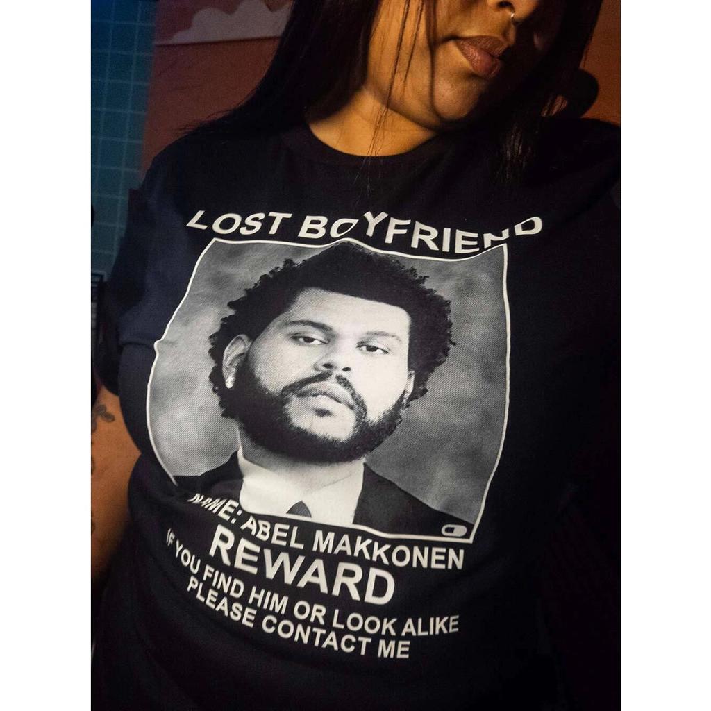 The Weeknd Lost Boyfriend Graphic T-shirt Women Men Unisex Oversized Streetwear Trendy Fashion Short Sleeve Female Male Clothing