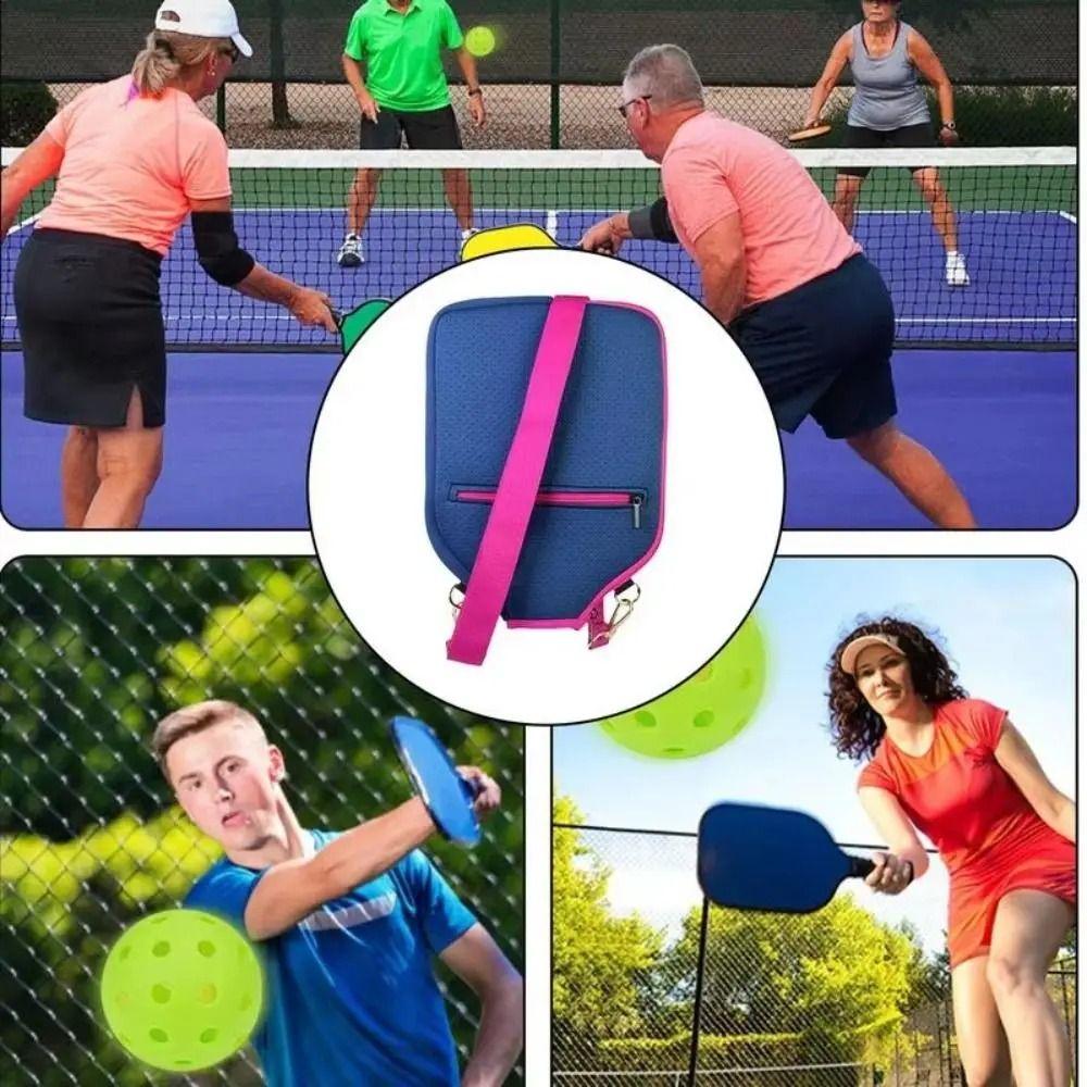 Zipper Closure Pickleball Paddle Cover Waterproof Pickleball Racket Bag Unisex