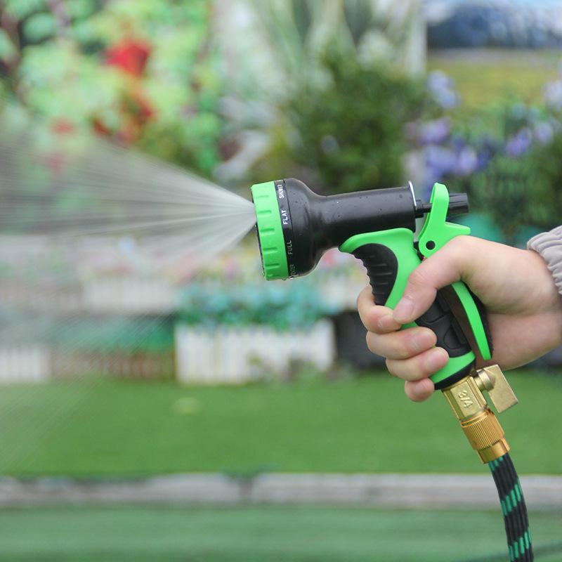 Retractable High-Pressure Garden Hose & Water Gun for Car Wash & Horticulture