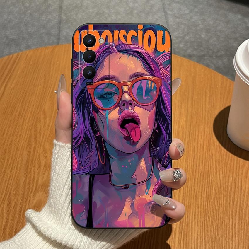 Чехол для Tecno Camon 18 Premier 18P 18T 18i Золотая Лошадь Мягкий Матовый Силикон Ударопрочный Чехол для Телефона Для Tecno Camon18 Задняя Крышка