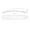 M33K-Motorcycle Front Fender Trim Decorative Mudguard Crest Cover for Vespa GTS300 Gts300 GTS 300 Super 2024(Black)