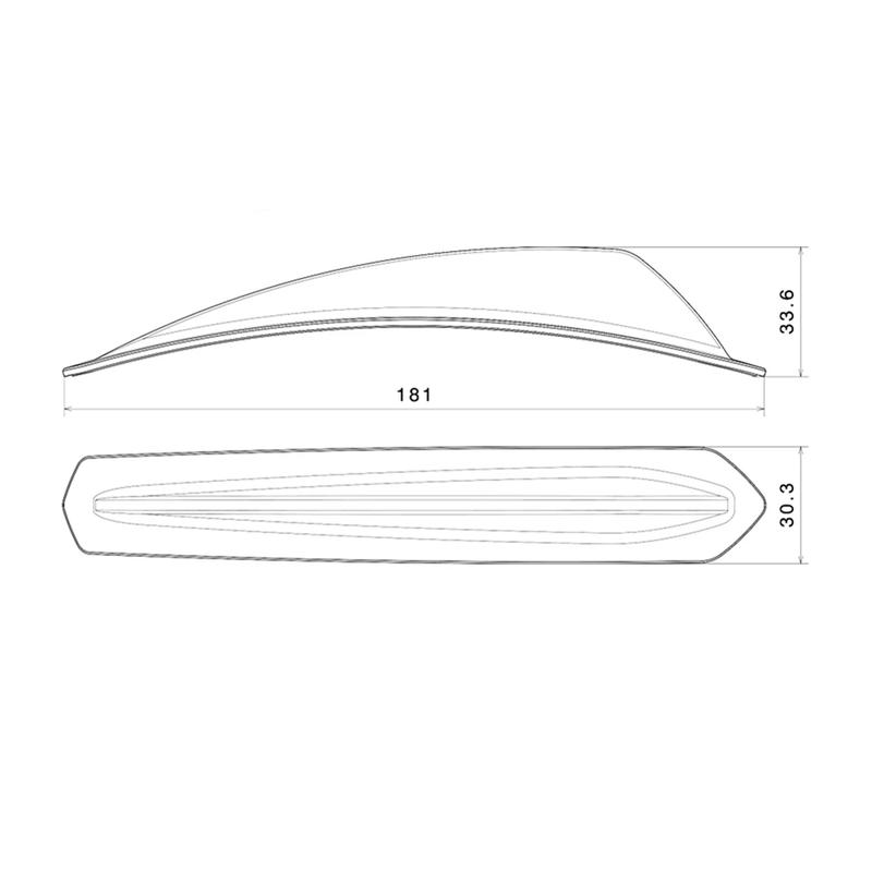 M33K-Motorcycle Front Fender Trim Decorative Mudguard Crest Cover for Vespa GTS300 Gts300 GTS 300 Super 2024(Black)