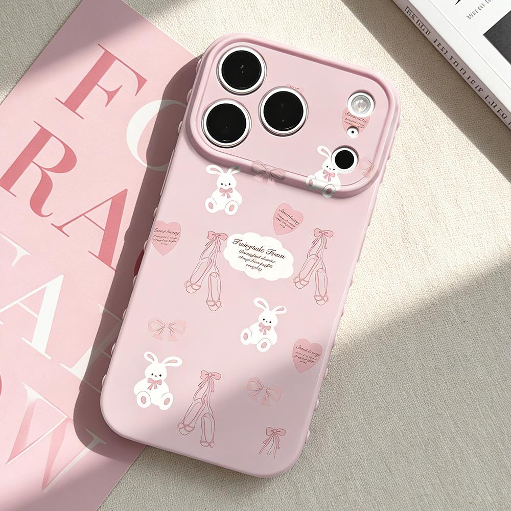 Чехол для телефона с защитой от падения в виде куклы-кролика для iPhone 17/17 Pro, Совместим с моделями 15/16/14, Новый защитный чехол для женщин