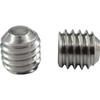 TRUSCO Hex Socket Set Screws, Stainless Steel, Recessed Point, M3 X 3, Pack of 20, F001-00303