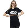 Star Wars Womens/Ladies The Mandalorian Logo Cotton Boyfriend T-Shirt