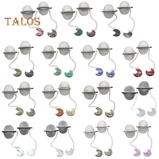 Ситечко для чая в форме луны, высокопрочный прочный горшок для специй, шаровое ситечко для чая для кофейни