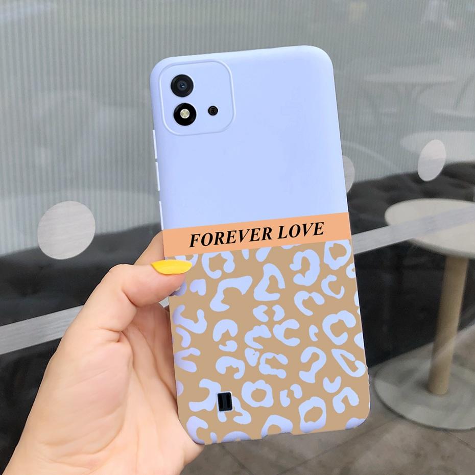 Красивый узор Чехол для телефона Для Realme C11 2021 C 11 2020 RMX2185 Макарон Силиконовые Мягкие Чехлы Обложка Для Realme C11 (2021) RMX3231