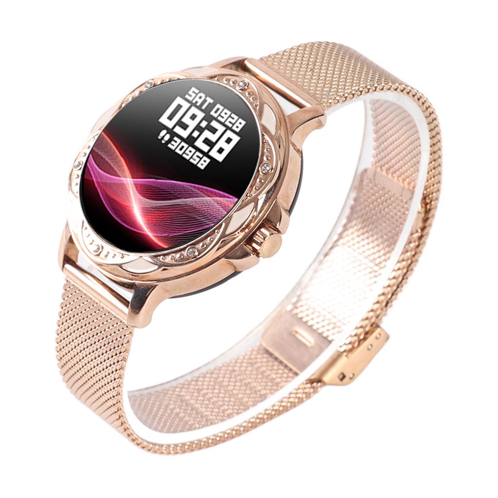 Фитнес-трекер для женщин, 1,2-дюймовый сенсорный экран, мониторинг сна, подсчет калорий, мобильный телефон