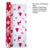 1 Rolls Double-Sided Christmas Gift Wrap Paper Large Wrapping Paper with Tree Snowflake Reindeer Patterns Holiday Gift Packaging Supplies