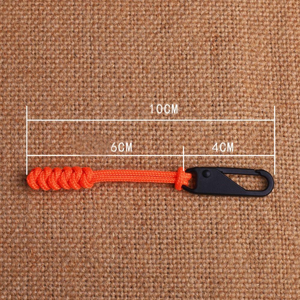 Detachable Zipper Sliders Durable Zipper Replaceable Accessories Creative Pull Rope Outdoor