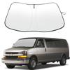 Солнцезащитный козырек на лобовое стекло для Chevrolet Express Cargo Van 1996-2025, солнцезащитный козырек для Chevy Express, защита от солнца на лобовое стекло
