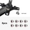 Упаковка 8 шт. Болты для фиксации шатунов и звезд цепи горных и шоссейных велосипедов