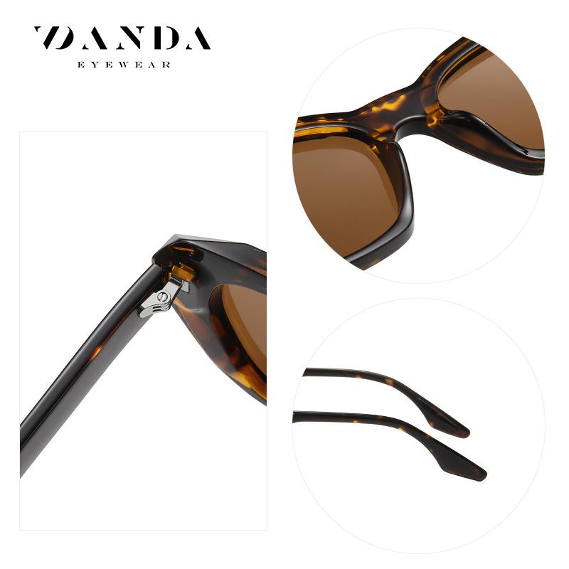 Trendy and Unique Women's Cat-Eye Irregular Polarized Sunglasses BC9103Adjustable plate temple arms